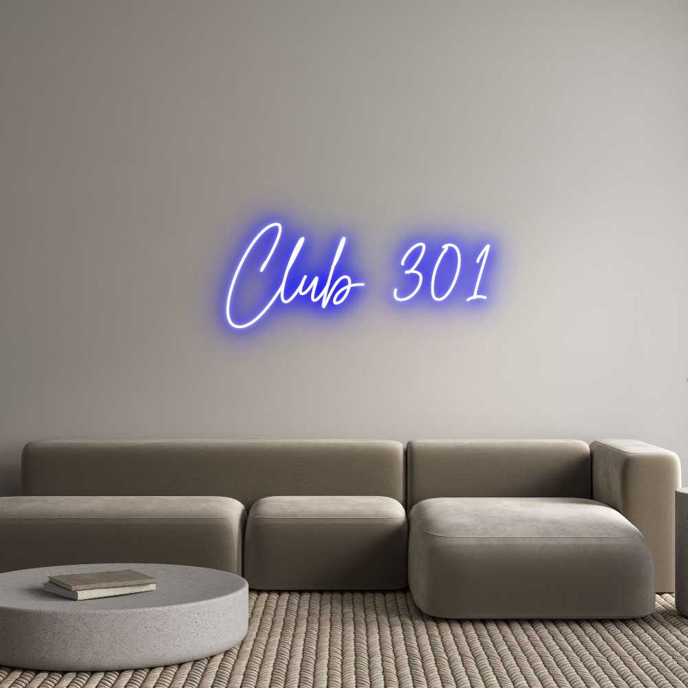 Custom Neon Text - Club 301