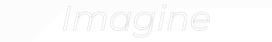 Custom Neon Text - Imagine