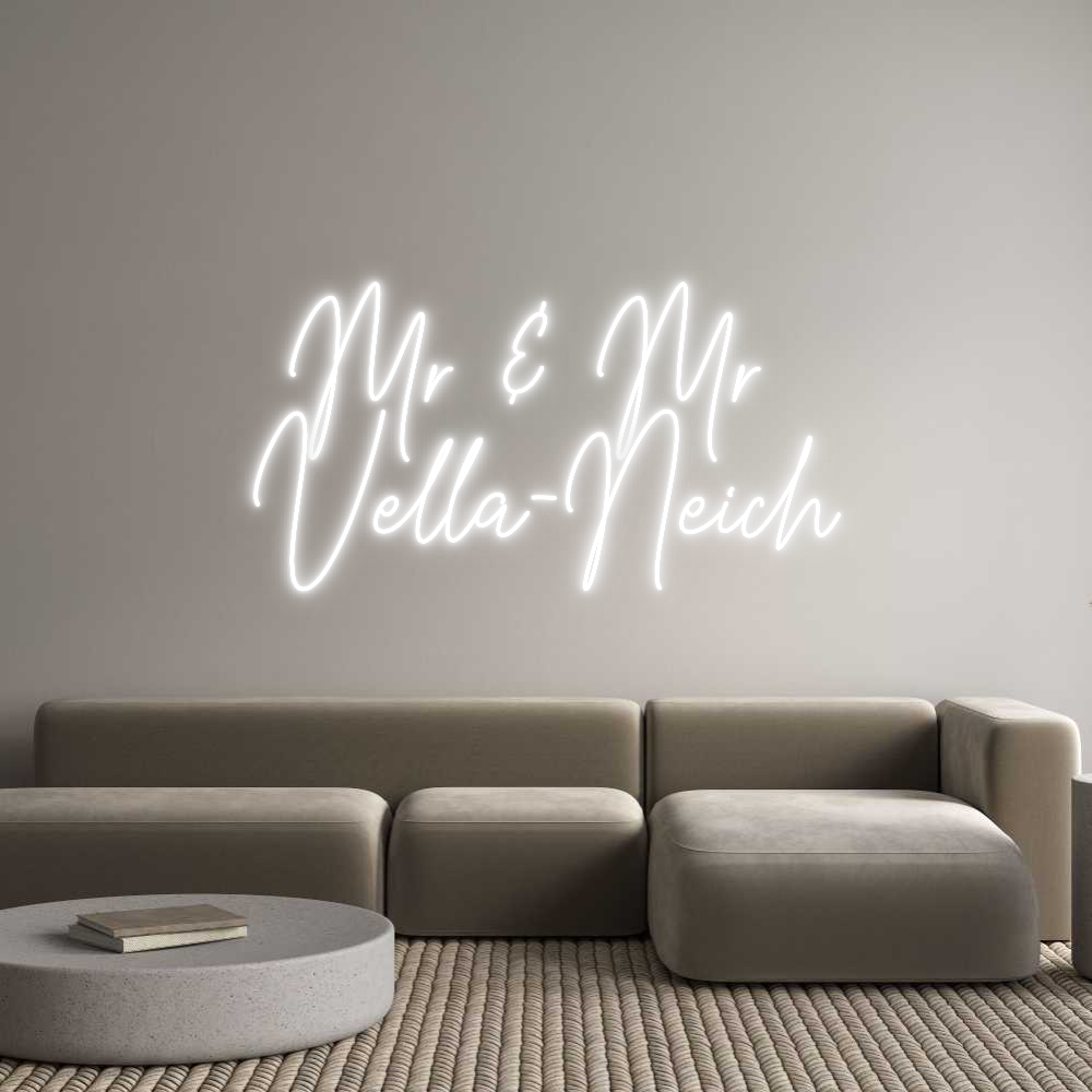 Custom Neon Text - Mr & Mr
Vel...