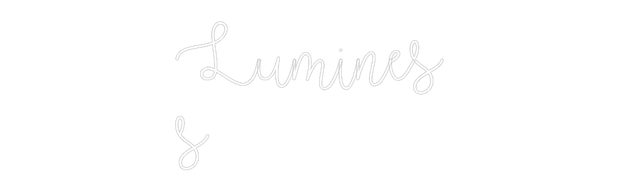 Custom Neon Text- Lumines
s