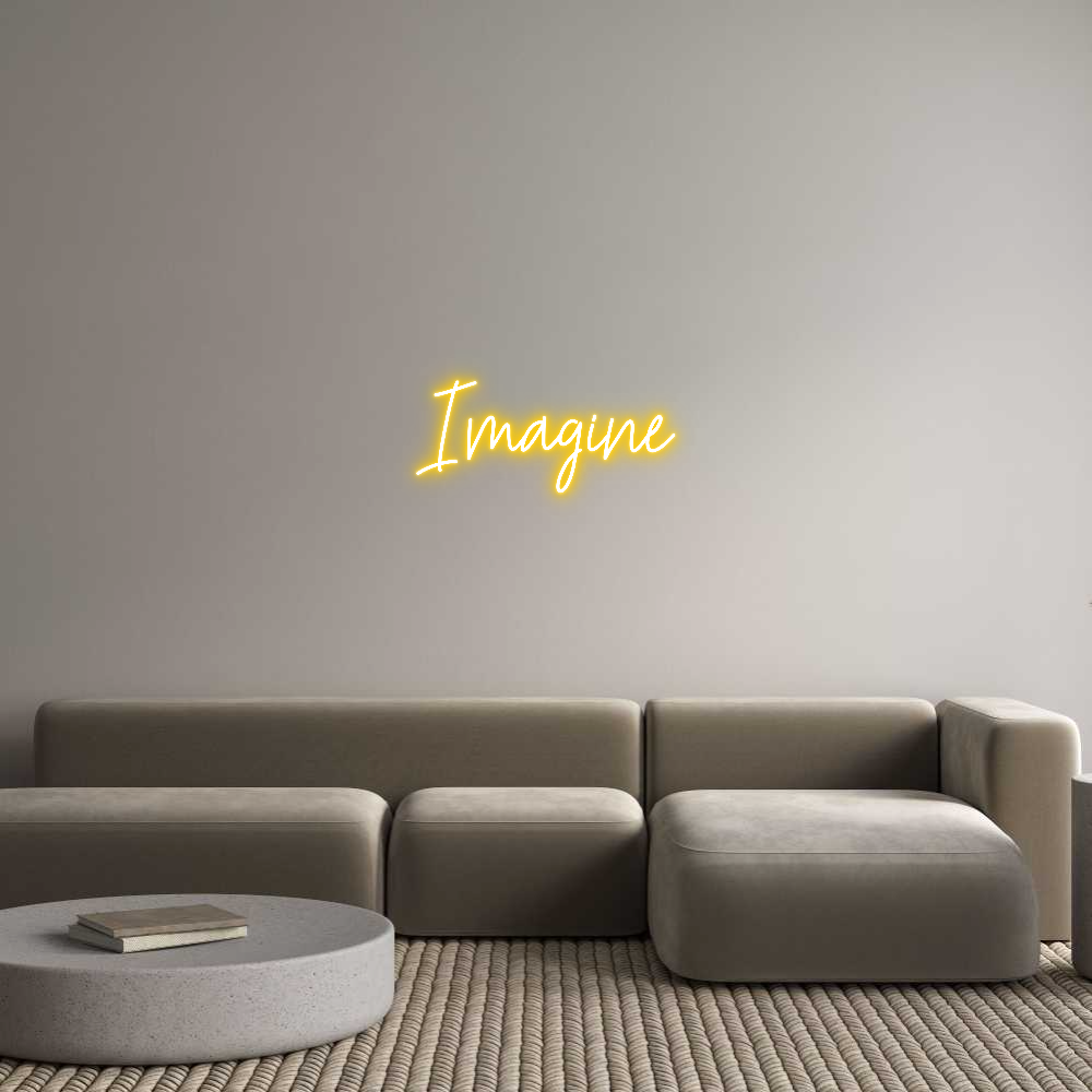 Custom Neon Text - Imagine