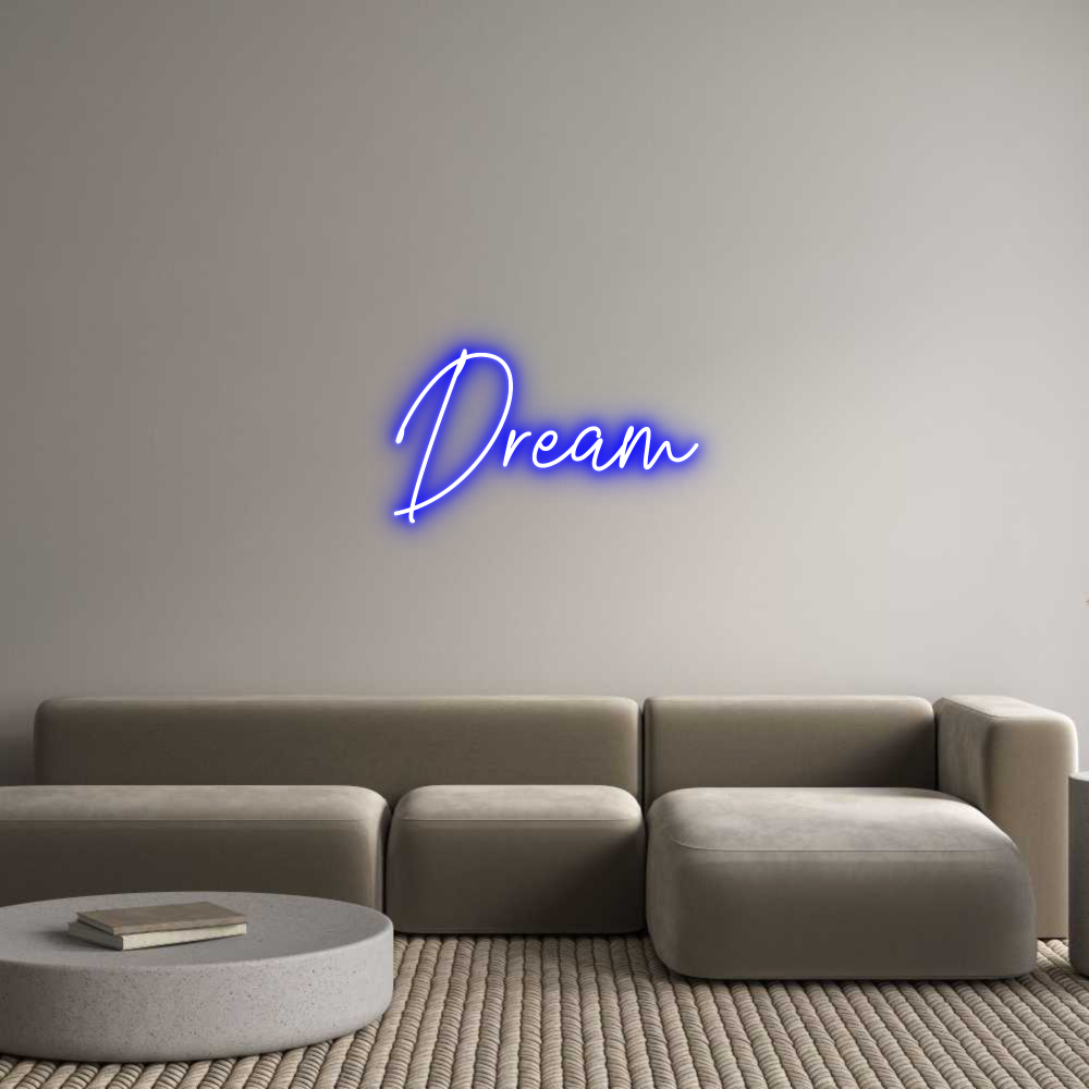 Custom Neon Text - Dream
