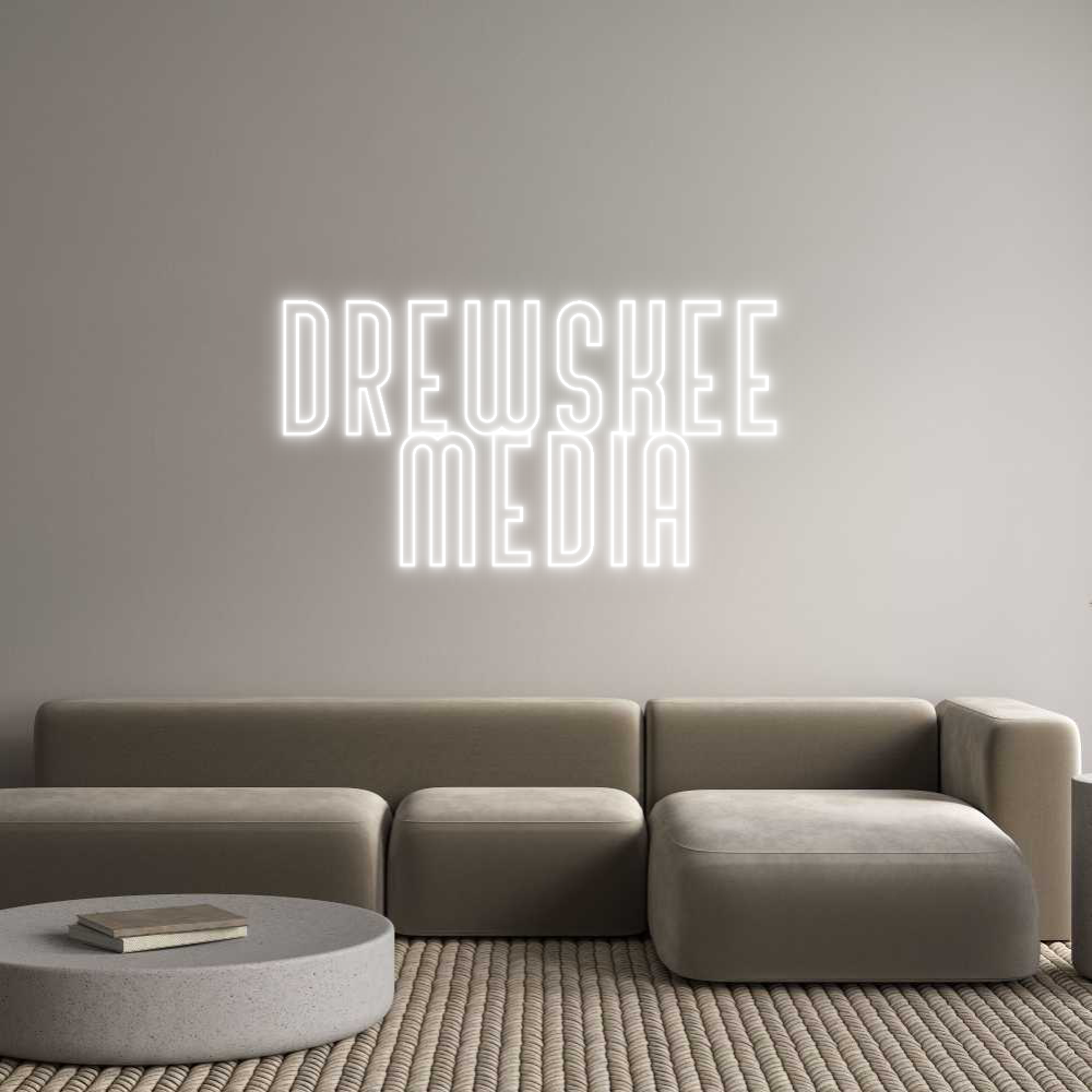 Custom Neon Text - Drewskee
Me...