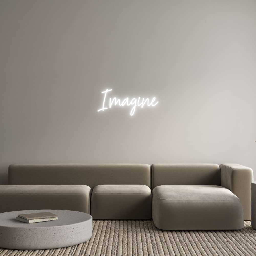 Custom Neon Text - Imagine