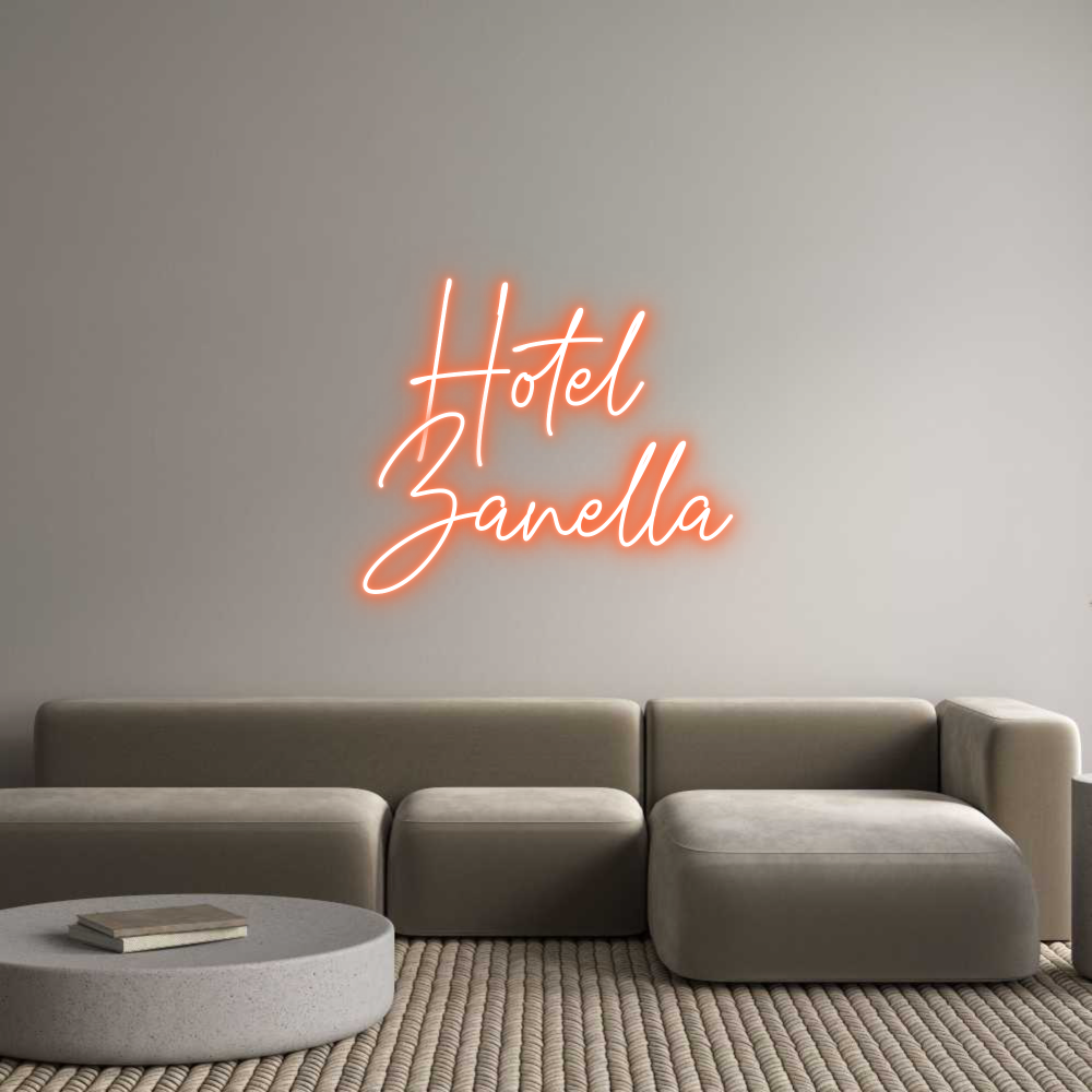 Custom Neon Text - Hotel
Zanella