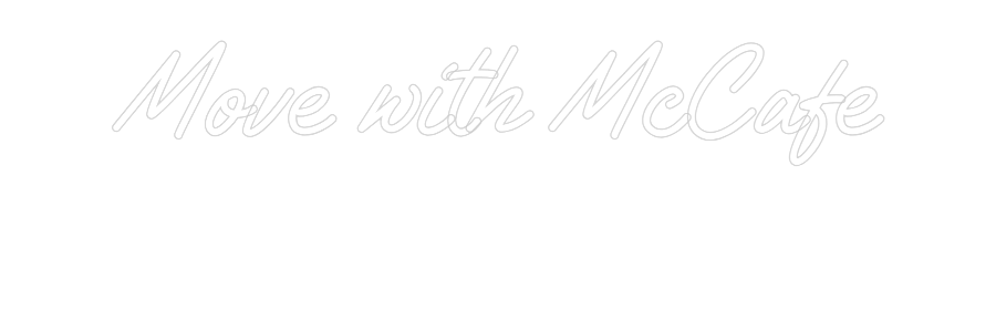 Custom Neon Text - Move with McC...