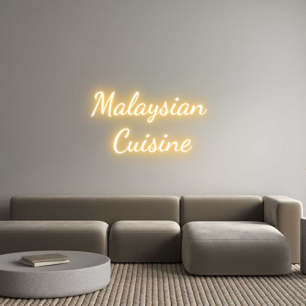 Custom Neon Text - Malaysian
C...