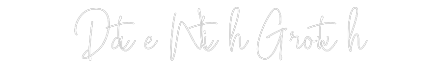 Custom Neon Text - Date With Gro...