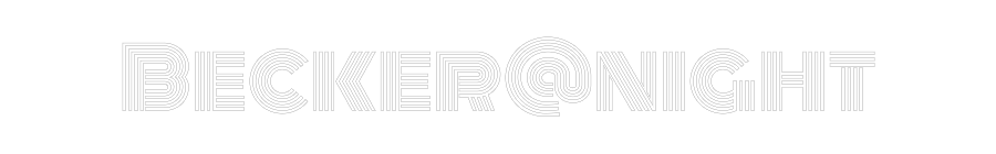 Custom Neon Text - Becker@night