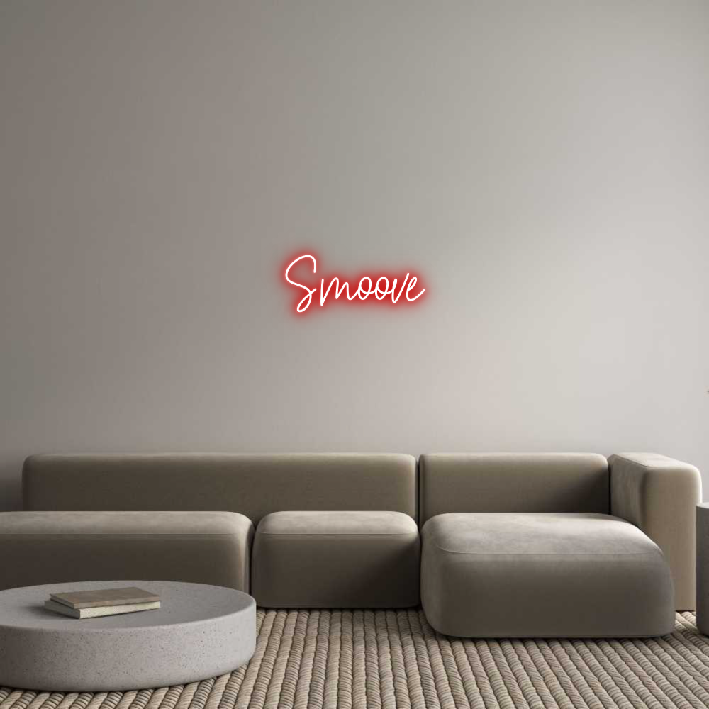 Custom Neon Text - Smoove