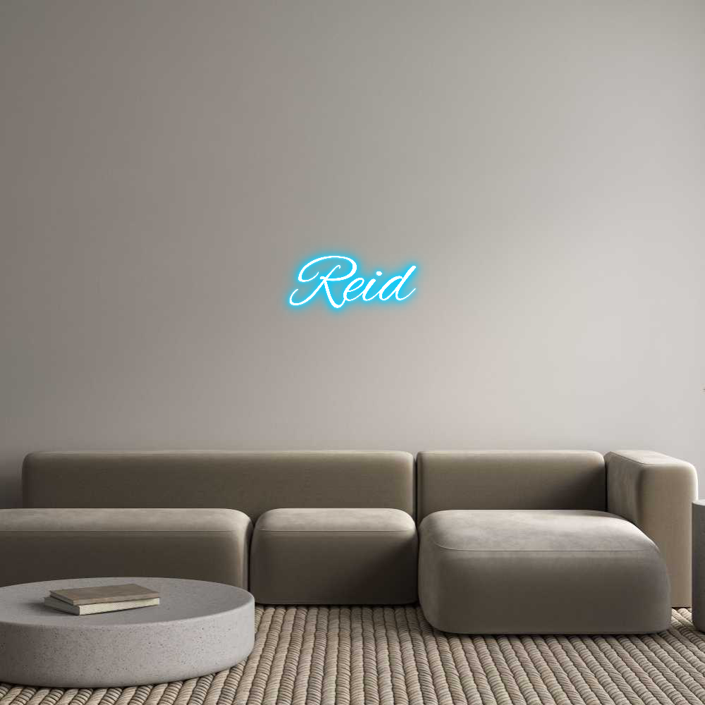 Custom Neon Text - Reid