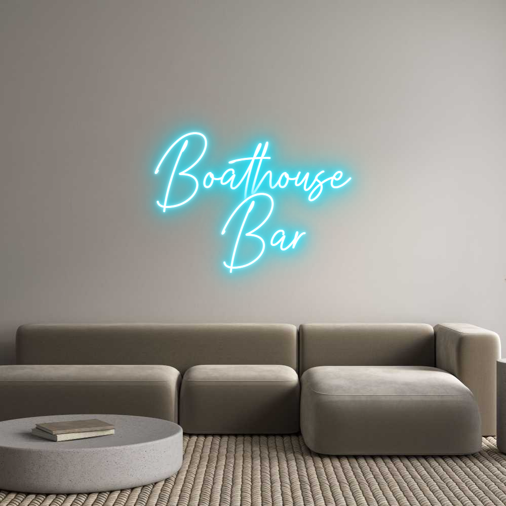 Custom Neon Text- Boathouse
Bar