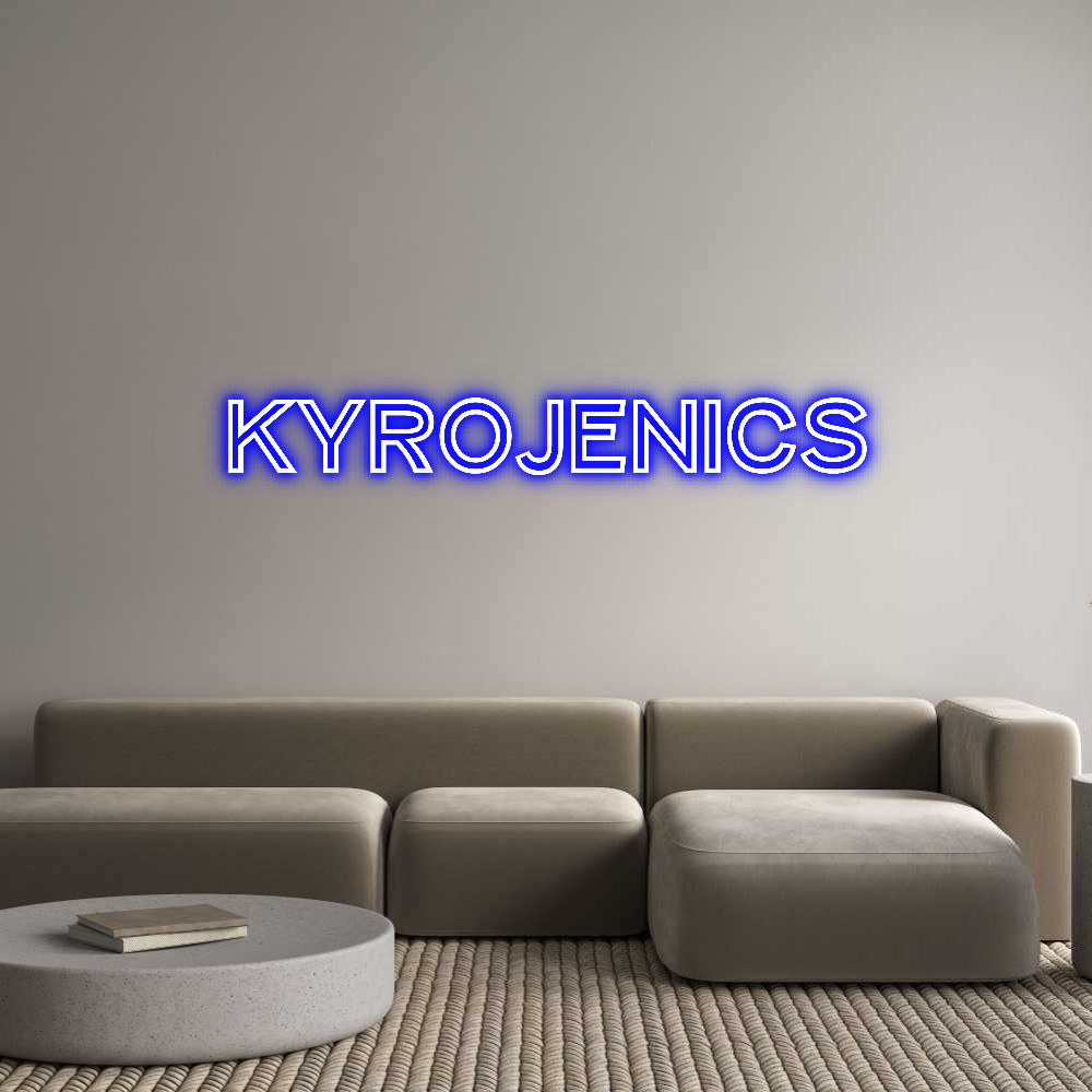 Custom Neon Text - KYROJENICS
