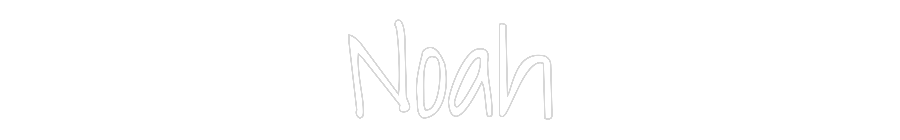 Custom Neon Text- Noah