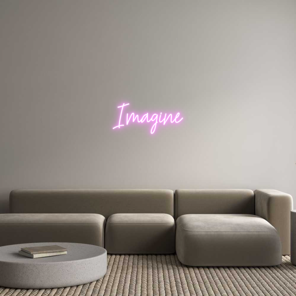 Custom Neon Text - Imagine