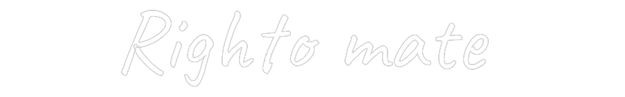 Custom Neon Text - Righto mate