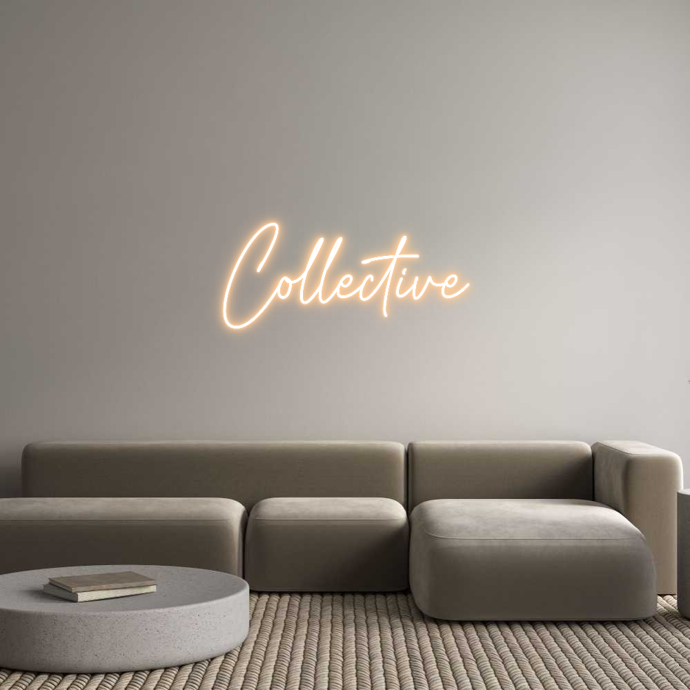 Custom Neon Text - Collective