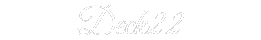 Custom Neon Text - Deck22