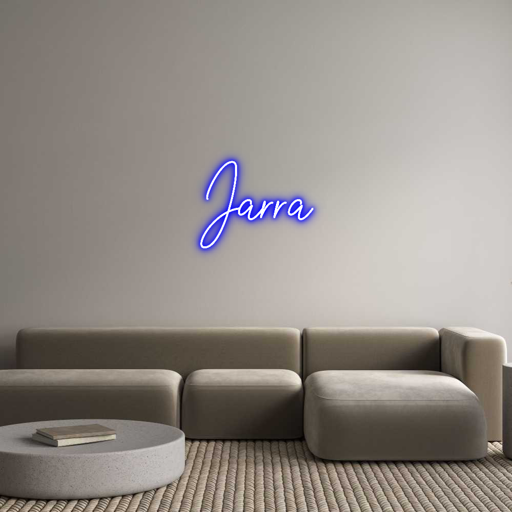 Custom Neon Text - Jarra