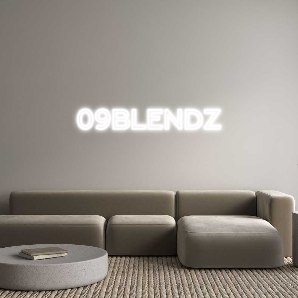 Custom Neon Text - 09blendz