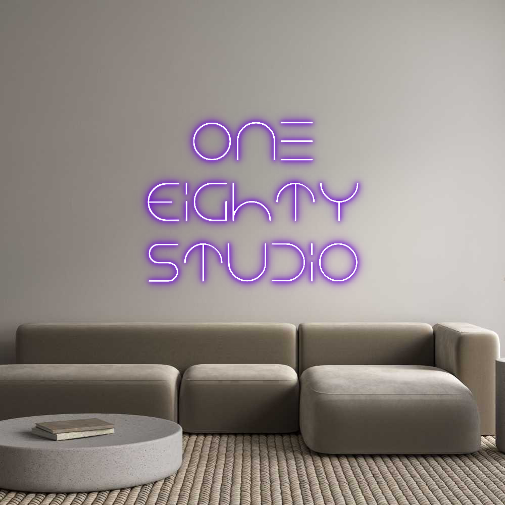 Custom Neon Text - One
Eighty
...