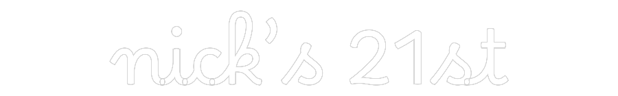 Custom Neon Text- nick’s 21st