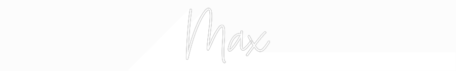 Custom Neon Text - Max