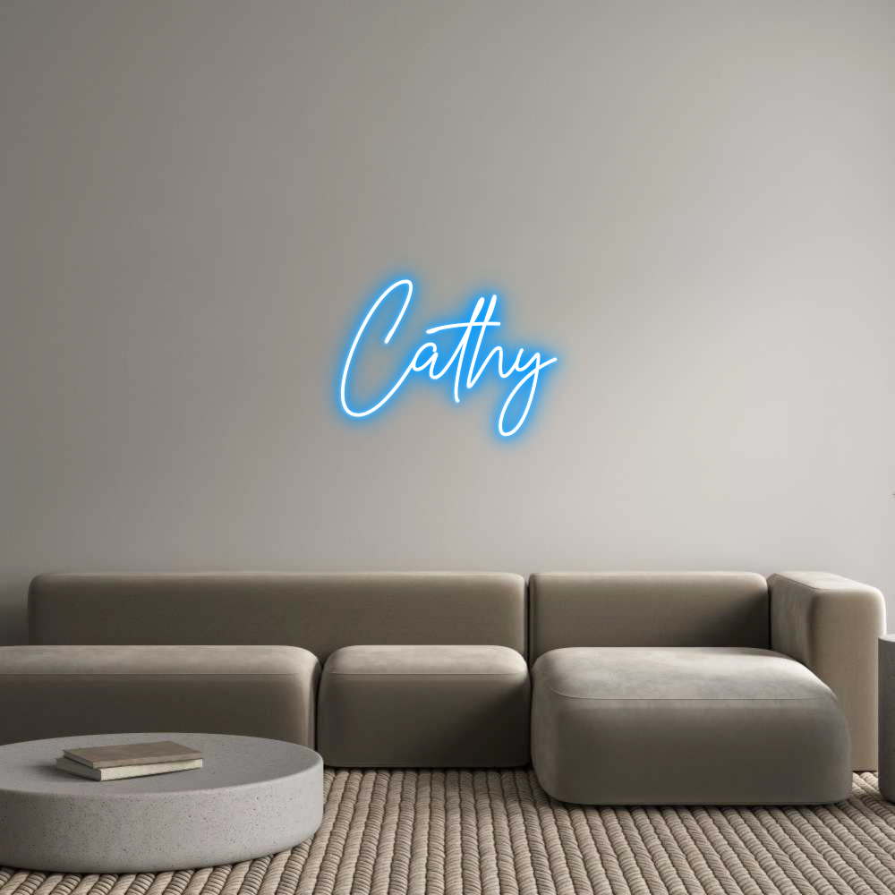 Custom Neon Text - Cathy