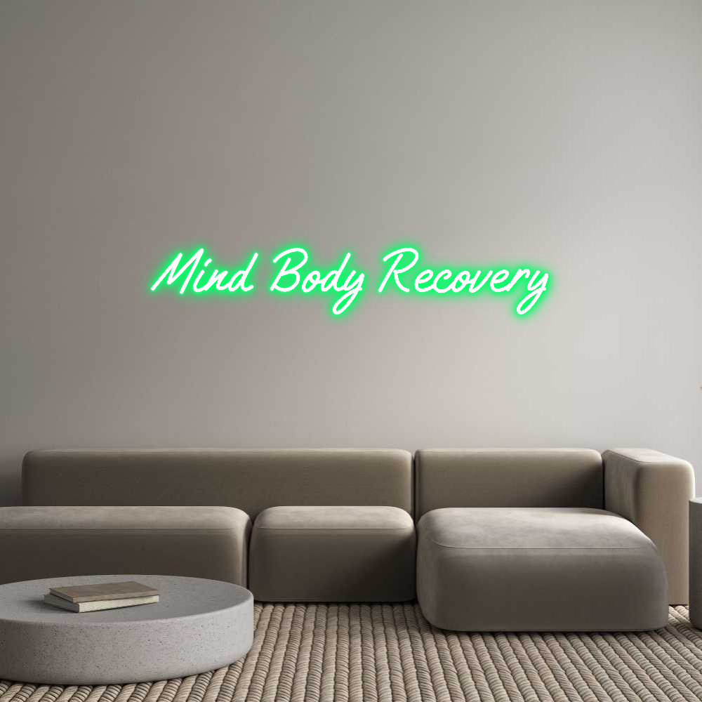 Custom Neon Text - Mind Body Rec...