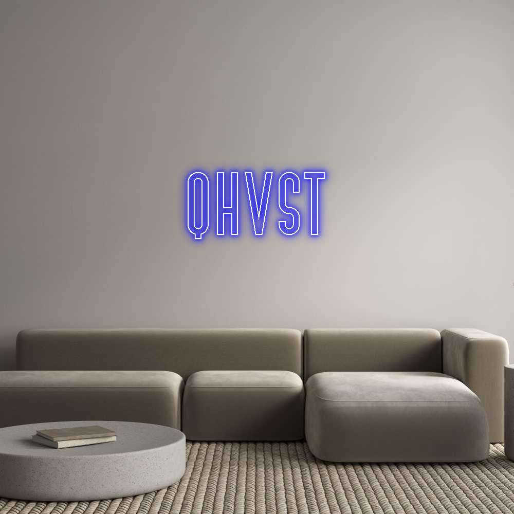 Custom Neon Text - QHVST