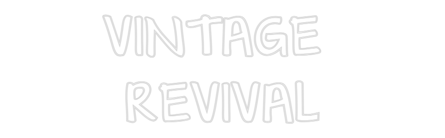 Custom Neon Text- VINTAGE
REV...
