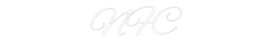 Custom Neon Text- NFC