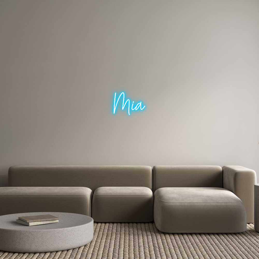 Custom Neon Text - Mia