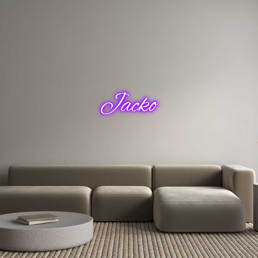 Custom Neon Text - Jacko