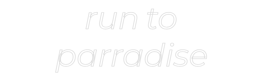 Custom Neon Text- run to
parra...