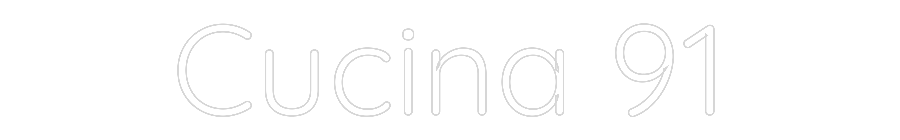 Custom Neon Text - Cucina 91