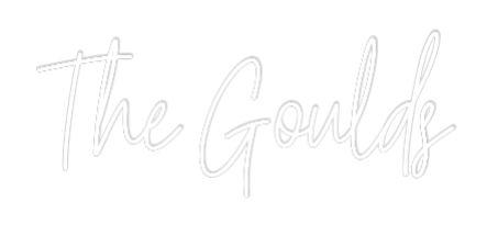 Custom Neon Text - The Goulds