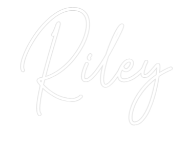 Custom Neon Text - Riley