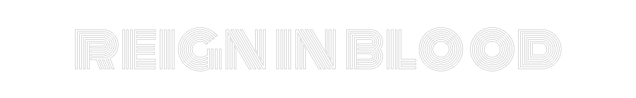 Custom Neon Text - reign in blood