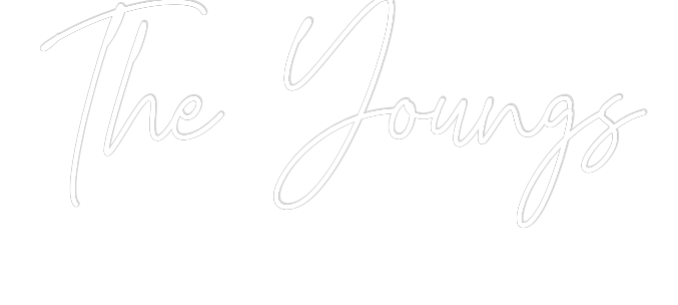 Custom Neon Text - The Youngs