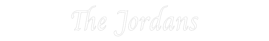 Custom Neon Text - The Jordans