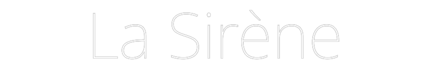 Custom Neon Text - La Sirène