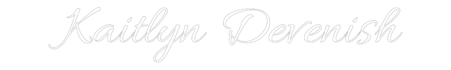 Custom Neon Text - Kaitlyn Deven...