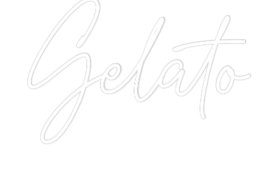 Custom Neon Text - Gelato