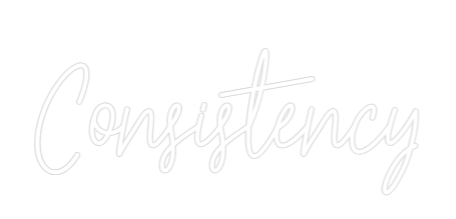 Custom Neon Text - Consistency