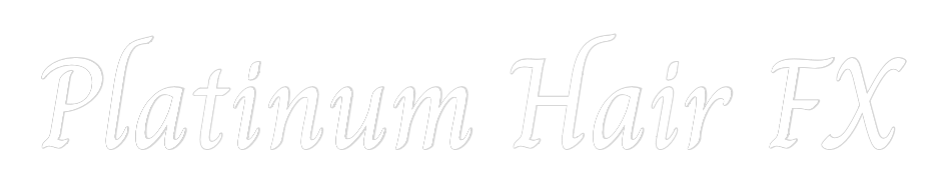 Custom Neon Text - Platinum Hair...