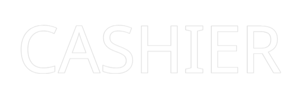 Custom Neon Text - CASHIER