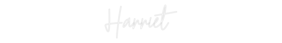 Custom Neon Text - Harriet