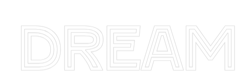 Custom Neon Text - Dream