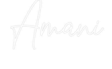 Custom Neon Text - Amani
